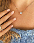 Amora 2CT – Heart Solitaire Pendant