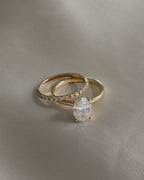 Aurielle Vow Oval Bridal Duo