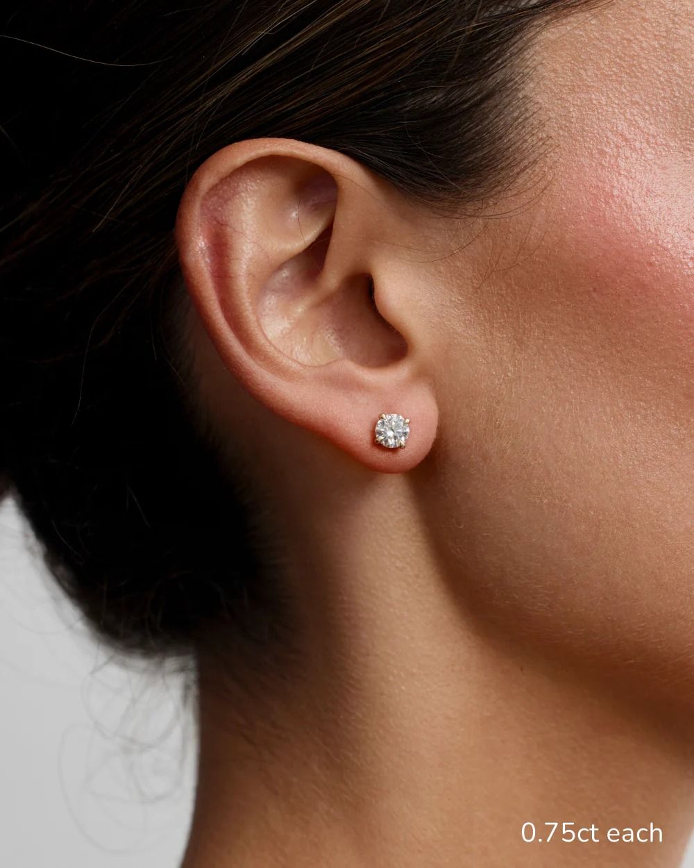 Aurelia 75 – Signature Round Solitaire Earrings