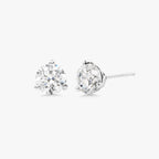 TriaLuxe 50 – 3 Prong Solitaire Stud Earrings