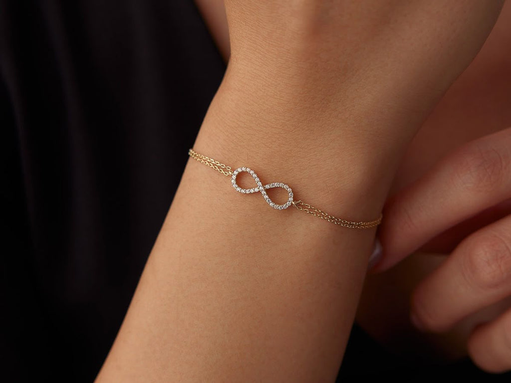 Eterna Infinity Moissanite Bracelet