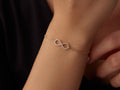 Eterna Infinity Moissanite Bracelet