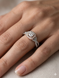 The Diamond Halo Infinity Ring.