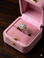 The Diamond Halo Infinity Ring.